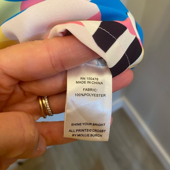 EUC Crosby by Mollie Burch M Martha Tunic in Delray Summer Bright - Picture 8 of 9